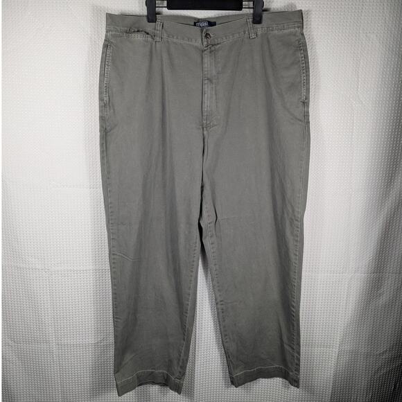 Polo Ralph Lauren 40x30 Philip Pants Men Gray Cotton Chino Classic Fit Mexico - Picture 1 of 5